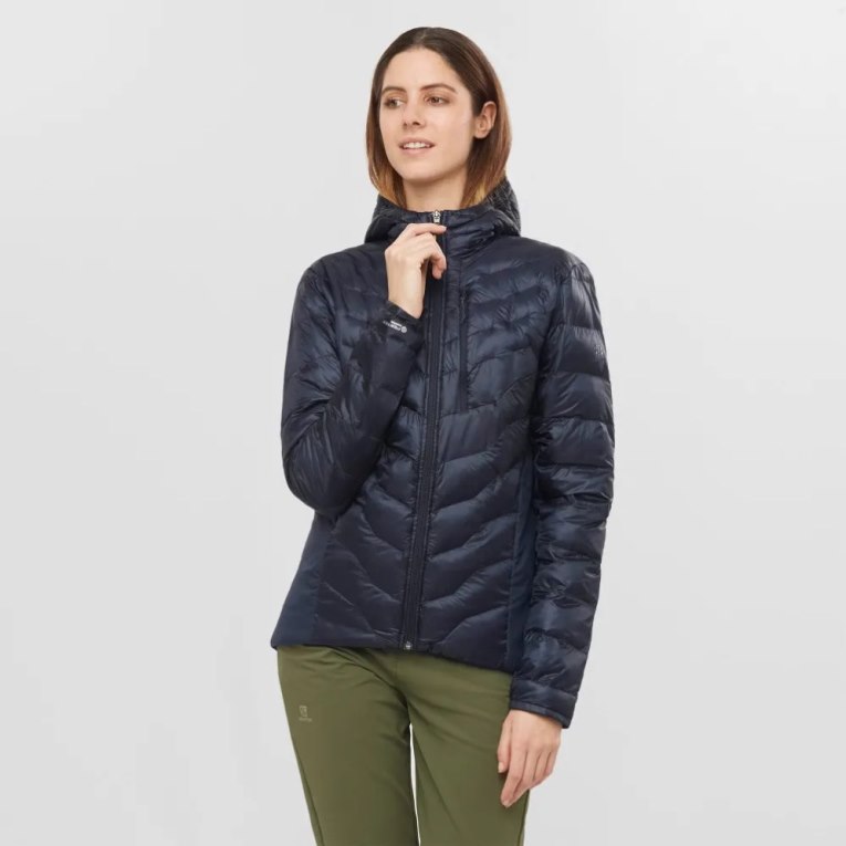 Jaquetas Isoladas Salomon Outpeak Primaloft Feminino Pretas | PT M68123